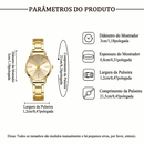 Relógio Feminino Luna Dourado