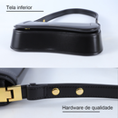Bolsa de Ombro Pequenas Feminina,Mini Bolsas Sacola Tiracolo Moderna de Couro Impermeável,Shoulder Handbag