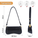 Bolsa de Ombro Pequenas Feminina,Mini Bolsas Sacola Tiracolo Moderna de Couro Impermeável,Shoulder Handbag