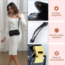 Bolsa de Ombro Pequenas Feminina,Mini Bolsas Sacola Tiracolo Moderna de Couro Impermeável,Shoulder Handbag