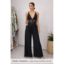 Body Renda Preto Decote V Profundo Com Bojo | Sensual Elegante | Veste 38 ao 44