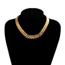 Elegante Simples Escala Corrente Curto Gargantilha Colar Para Mulheres Na Moda Cor Ouro Pescoço Acessório