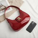 Bolsa Feminina Baguete Média De Ombro Estilosa Casual